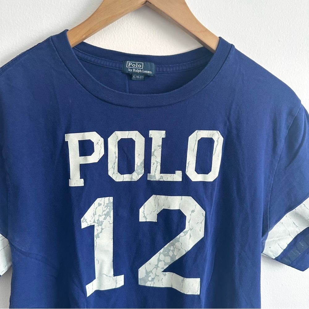 Polo by Ralph Lauren Navy Blue Short Sleeve Tee - Picture 4 of 5